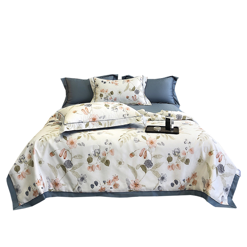 雅鹿 全棉斜纹印花四件套