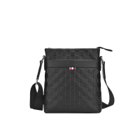 PLOVER香港啄木鸟压花方格花样单肩包斜跨包日字包 GDGWB038-1A