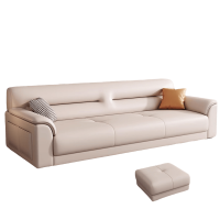 豫龙都沙发三人位+脚踏套