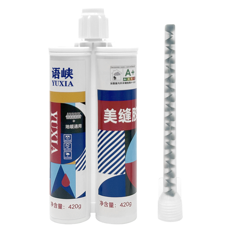 语峡美缝胶瓷白色 420g瓶