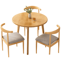 豫龙都洽谈桌椅一桌三椅套