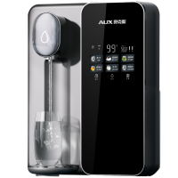 奥克斯(AUX) 壁挂家用直饮机自来水过滤饮水机反渗透加热净水器超薄净饮一体管线净饮机即热式净水机K75[上门安装]