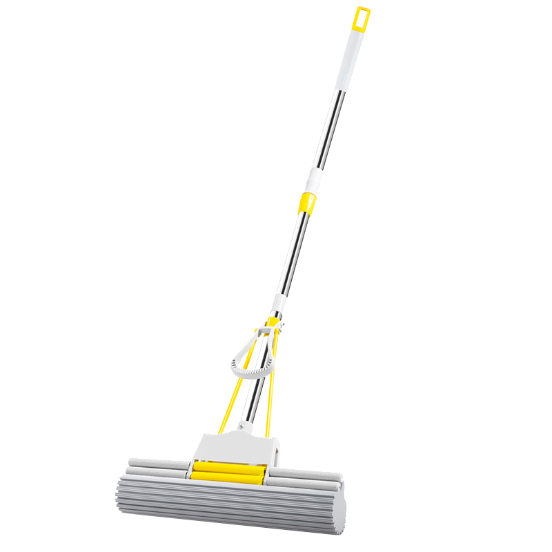 通用滚轮式海绵拖把头高密度吸水胶棉拖布头替换装拖头38CM