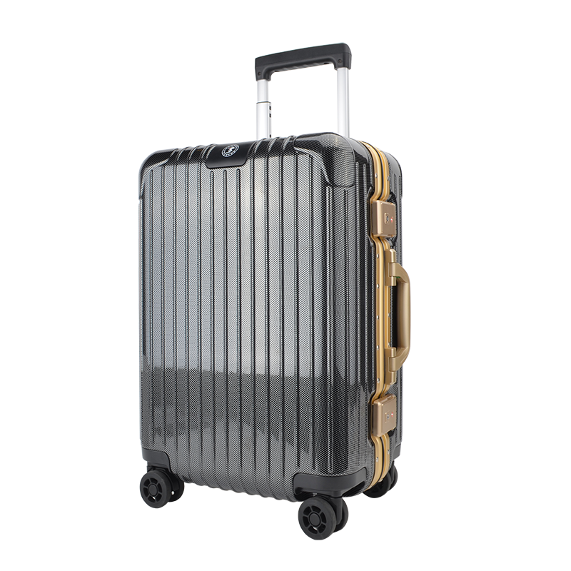 PLOVER香港啄木鸟20英寸 3D方点碳纤维纹拉杆箱 GD2702-20A