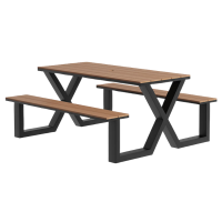 晨磊桌椅组合160*140*75cm/组