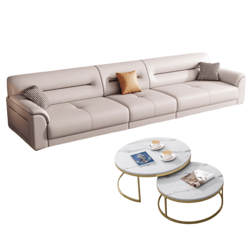 豫龙都沙发五人位+茶几套