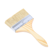 勿拍 京财祺源 木柄油漆刷船用猪鬃毛刷油漆刷木柄烧烤刷子B型中厚5寸 JCY-A544SZ003