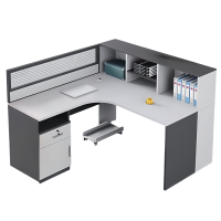 豫龙都屏风办公桌单人位套