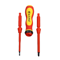 欧克(Ouke)螺丝刀绝缘电工旋具十字螺丝刀一字螺丝刀三件套OK-8416\套