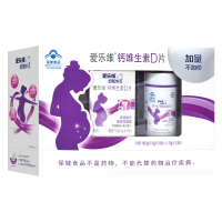 爱乐维 钙维生素D片 105.8g(1.15g/片*62片+1.15g/片*30片)补充钙 维生素D 成人孕妇乳母