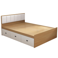 芙首泰木质床三抽2000*1000*900mm张