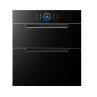 容声消毒柜家用嵌入式消毒碗柜三层大容量二星级 135L 热风循环08B 135L全304不锈钢[热风循环]08B