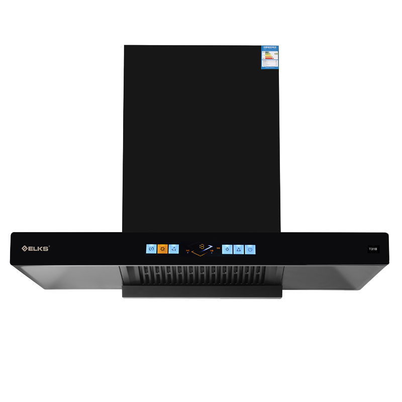 ELKS油烟机CXW-328-T31B 欧式大风量语音播报 挥手感应,触摸控制 气体检测