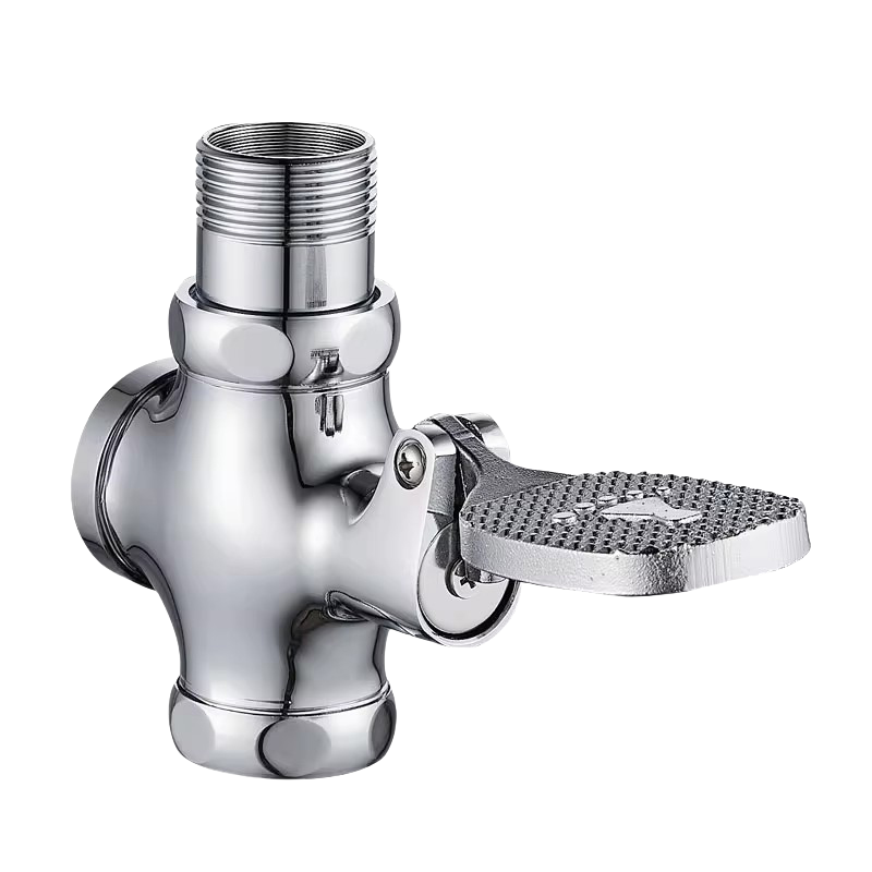 LONMATE 脚踏冲水阀大体合金1寸一个