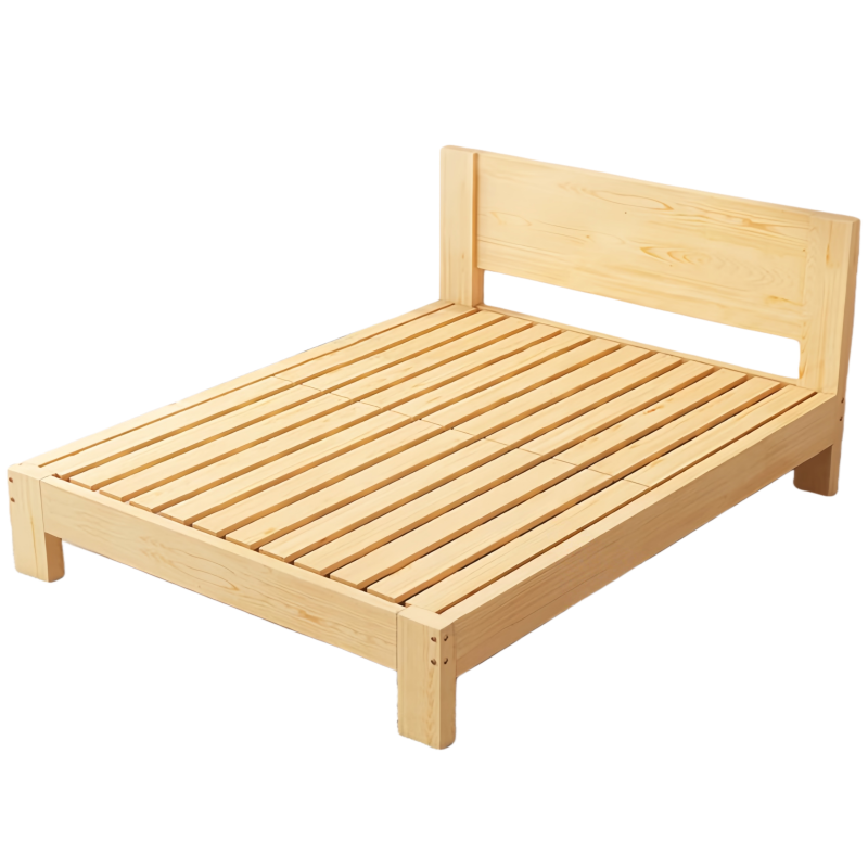 芙首泰木质双人床1900*1500*800mm张