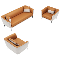 智叶舟商务沙发组合185*77*68cm(3+1+1)套