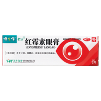 健之佳红霉素眼膏3g*1支/盒用于沙眼结膜炎睑缘炎及眼外部感染