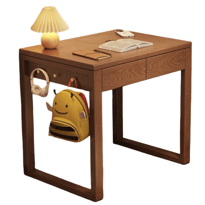 豫龙都实木书桌100cm张