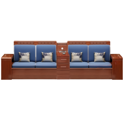 豫龙都 洽谈沙发 实木 张