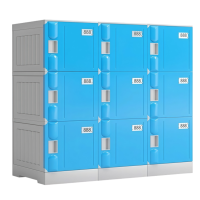 乐琪艺 塑料更衣柜99*46*104cm 组