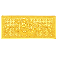 周大福福禄双全 足金黄金投资金金条计价 IF1690