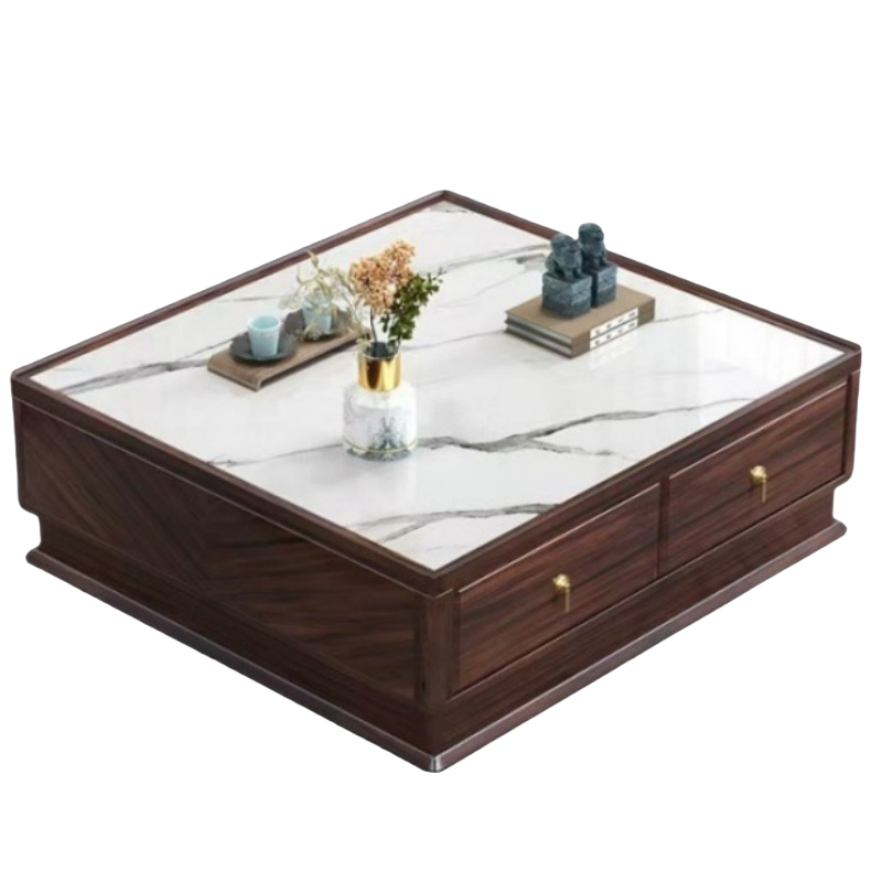 烁恒岩板方茶几