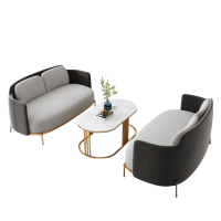 锁匠 会客沙发四人位+茶几套