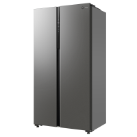 美的(Midea)家用电冰箱 一级能效双变频550升双开门智能节能无霜净味超薄嵌入BCD-550WKPZM(E) 布朗棕