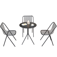 桃锦堂室外铁艺桌椅1桌3椅套