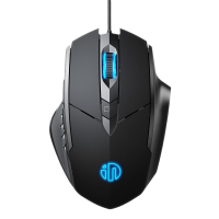 [按键不吵人]英菲克PW1 游戏鼠标有线电竞机械男女生大笔记本电脑办公USB接口