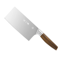 张小泉菜刀厨师专用刀家用不锈钢切片刀砍骨刀厨房水果斩切刀锋利切肉刀 刀具套装组合三件套