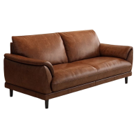 豫龙都 牛皮沙发 大双人 张