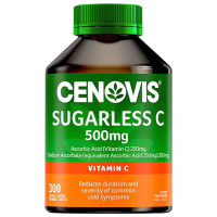 Cenovis无糖维生素C咀嚼片300粒/瓶装 澳洲进口VC片维C亮白皮肤健康体质橘子味香港/保税随机发