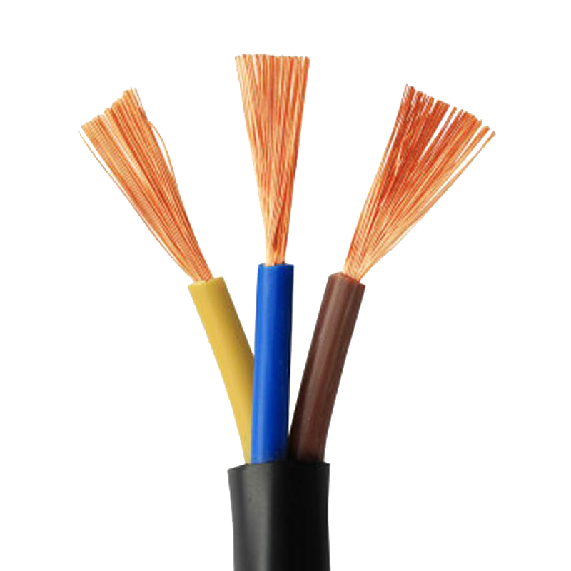 电线电缆 RVV 3*0.75平方 铜芯电线 国标阻燃软护套线 一米