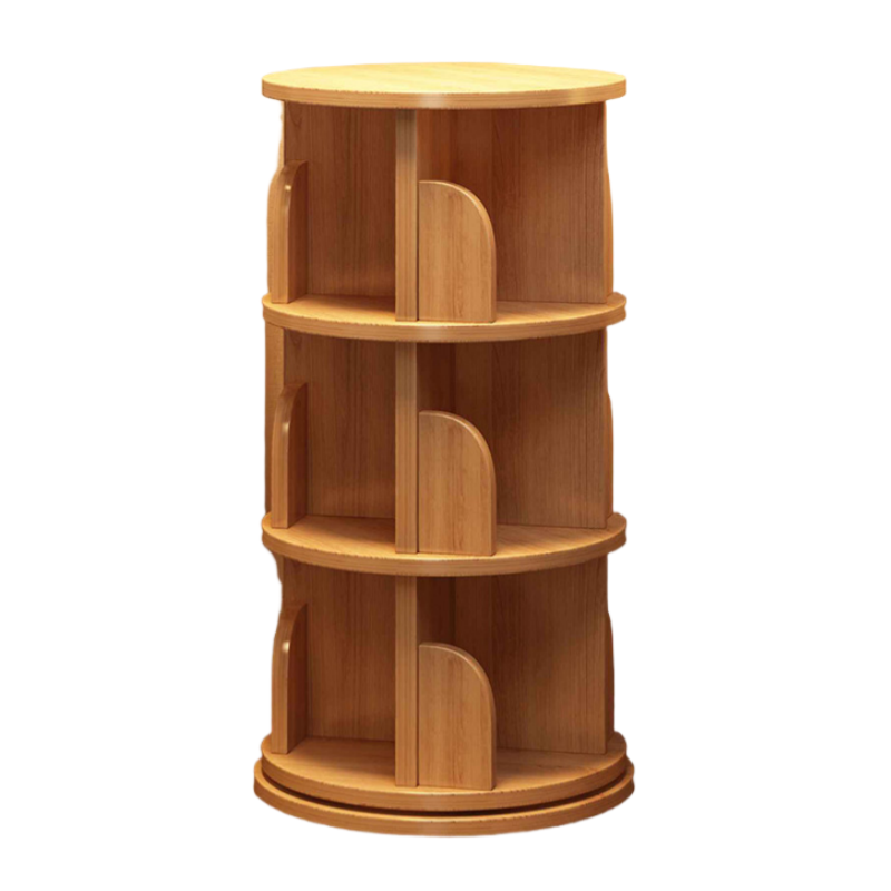 璎惠 旋转书架 三层 台
