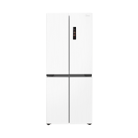 美的(Midea)家用电冰箱 十字双开四开门M60系列457超薄全嵌底部散热 MR-457WUSPZE流苏白