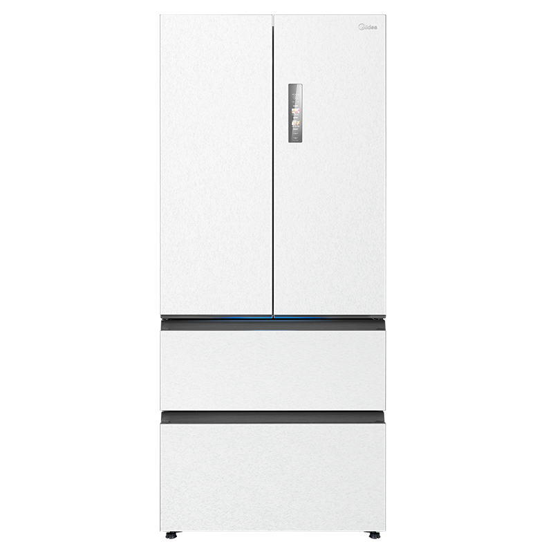 美的(Midea)家用电冰箱 M60系列523升法式多门60cm超薄变频双系统自动制冰MR-550WUFIPZE曦云