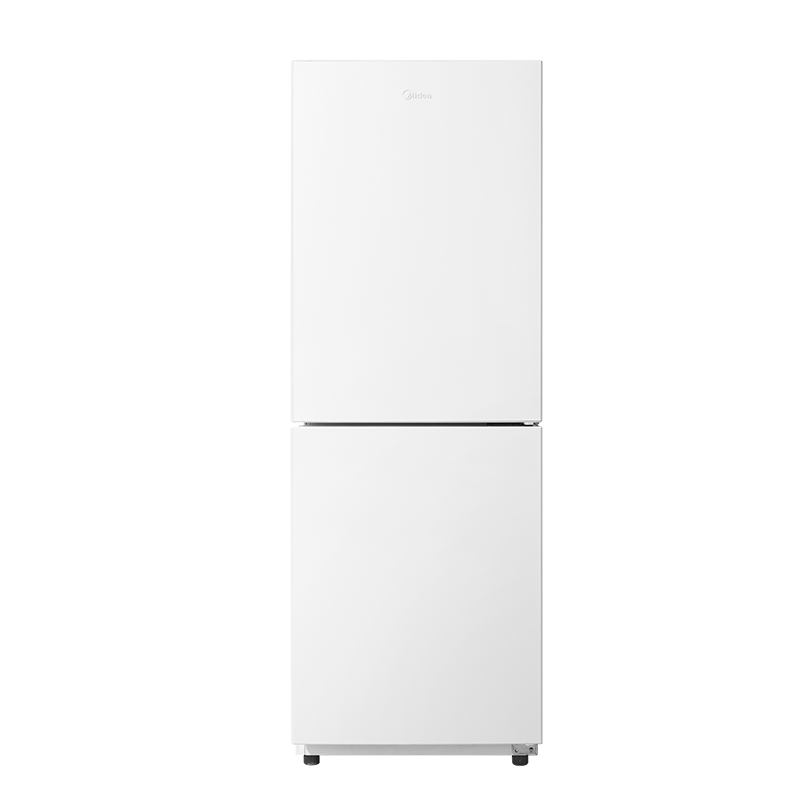 美的(Midea)家用电冰箱 181升双门超薄冰箱双温冷藏冷冻大容量保鲜低音 MR-190E极地白