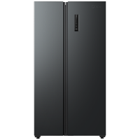 美的(Midea)家用电冰箱一级能效双变频 605升对开门净味风冷无霜大容量精细分存储 BCD-605WKPZM(E)灰