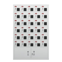 智叶舟手机存放柜30门900*245*1400mm台