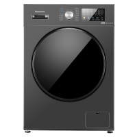 松下(Panasonic)XQG100-800DA 10KG全自动滚筒洗衣机洗烘一体机 除菌空气洗 双极除螨 高温除菌洗