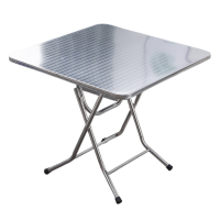 伟樽不锈钢折叠桌90*90*72cm张