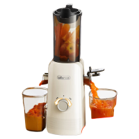 小熊熊儿童单口原汁机1转慢榨双人旋钮操作1L以下容量低速静音健康榨汁器2.6千克轻巧设计