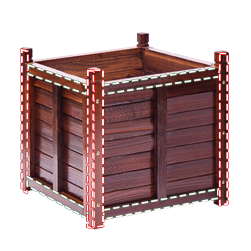 伟樽户外花箱80*80*70cm个