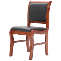 嘉众忆 办公椅实木靠背椅会议椅48*50*90cm JZY-JZ259 把 (拆装发货 4把起 一把不发)