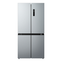 [自营]美的(Midea)冰箱480升超薄大容量双变频十字四开门对开门风冷无霜家用BCD-480WSPZM(E)银