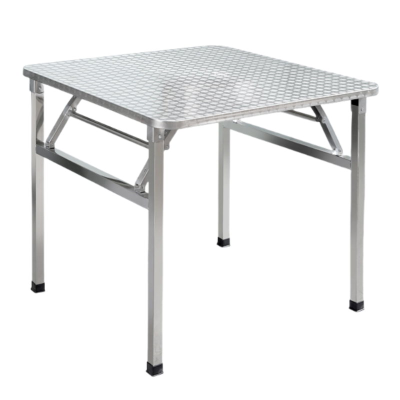 伟樽不锈钢折叠餐桌80*80*72cm张