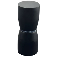 月跃鑫 门把手 直径38mm黑色锻形拉手 个