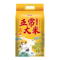 苏宁宜品推荐五常中长粒大米5千克袋装一级米金龙鱼生产非有机国产优质香米