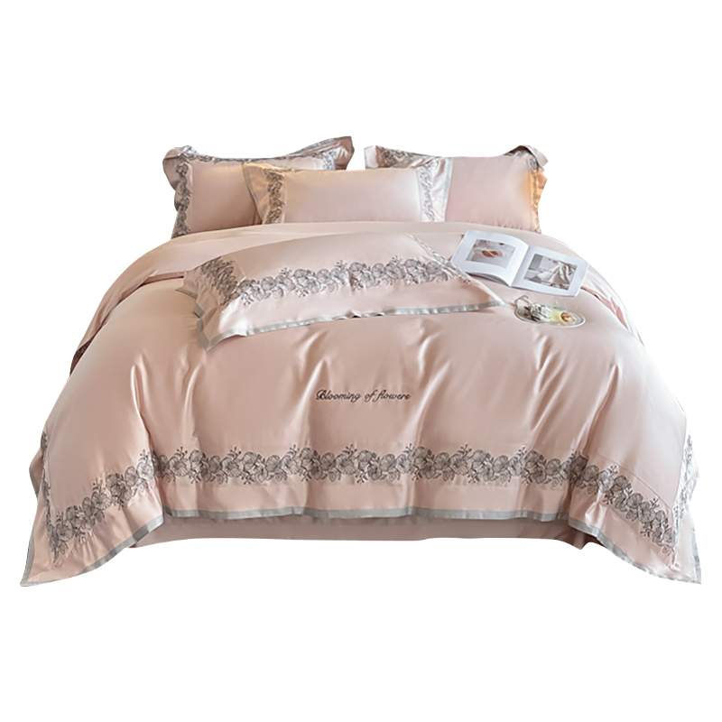 天山柔 1.5/1.8m床 1.8/2.0m床 100支绣花爱丽丝 四件套 (计价单位:套)